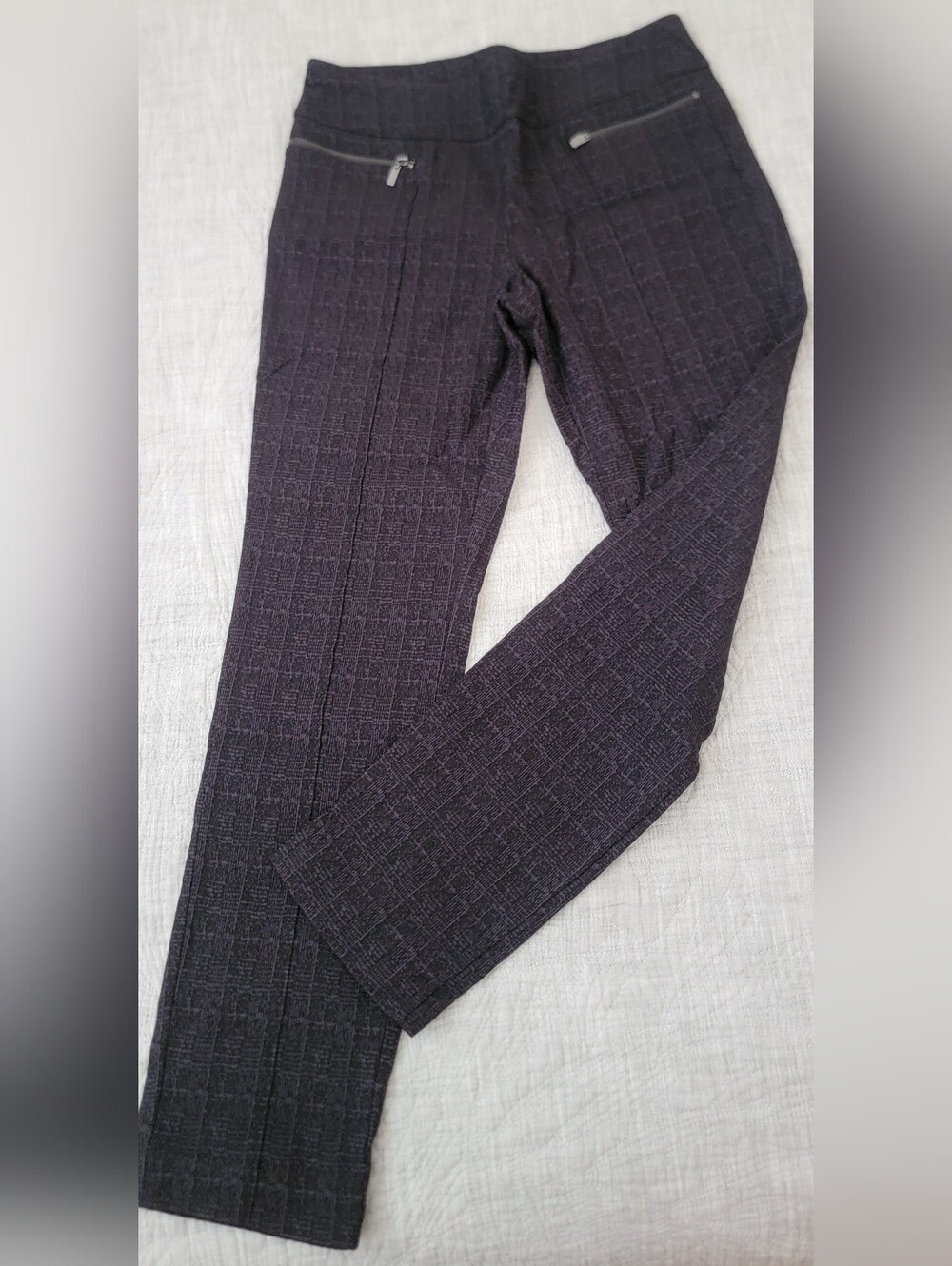Style & Co. Women's Charcoal Textured Dress Pants M